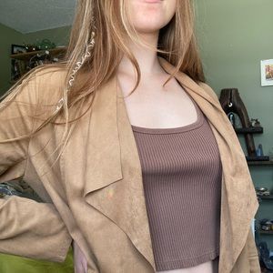 Tan Suede Jacket
